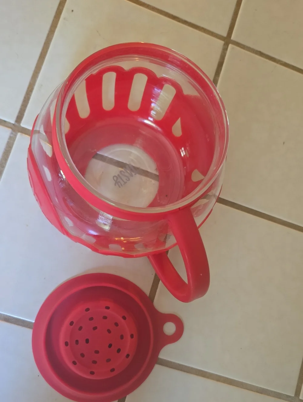 Tasty Mini Pop Glass  Microwave Popcorn Popper 1.5 quart
